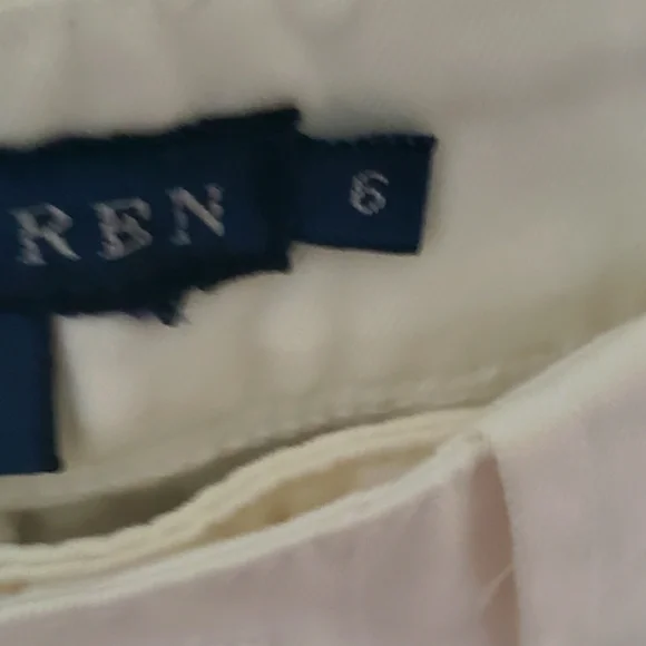 Ralph Lauren Women's Wide Leg White Chinos - Picture 4 of 8